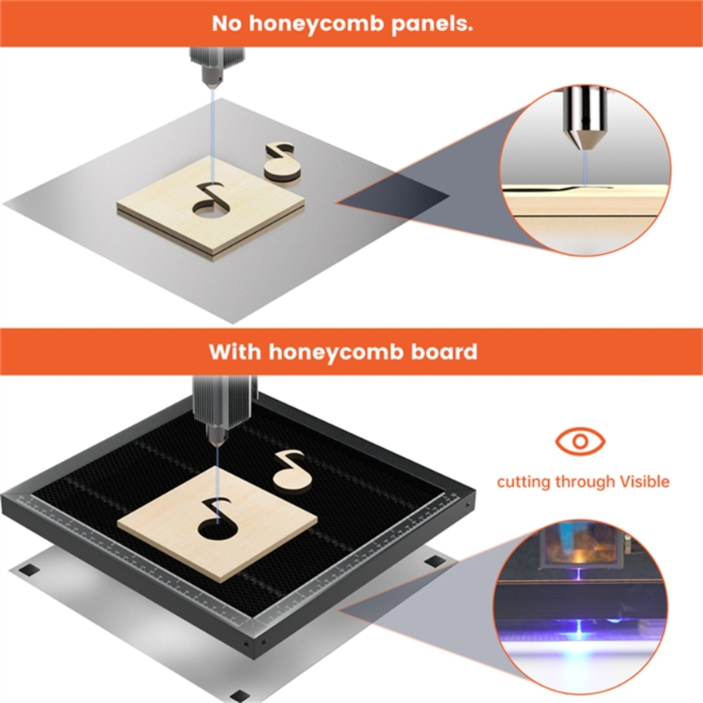 Tavolo da lavoro a nido d'ape  - Honeycomb Laser Bed recensione e prezzo