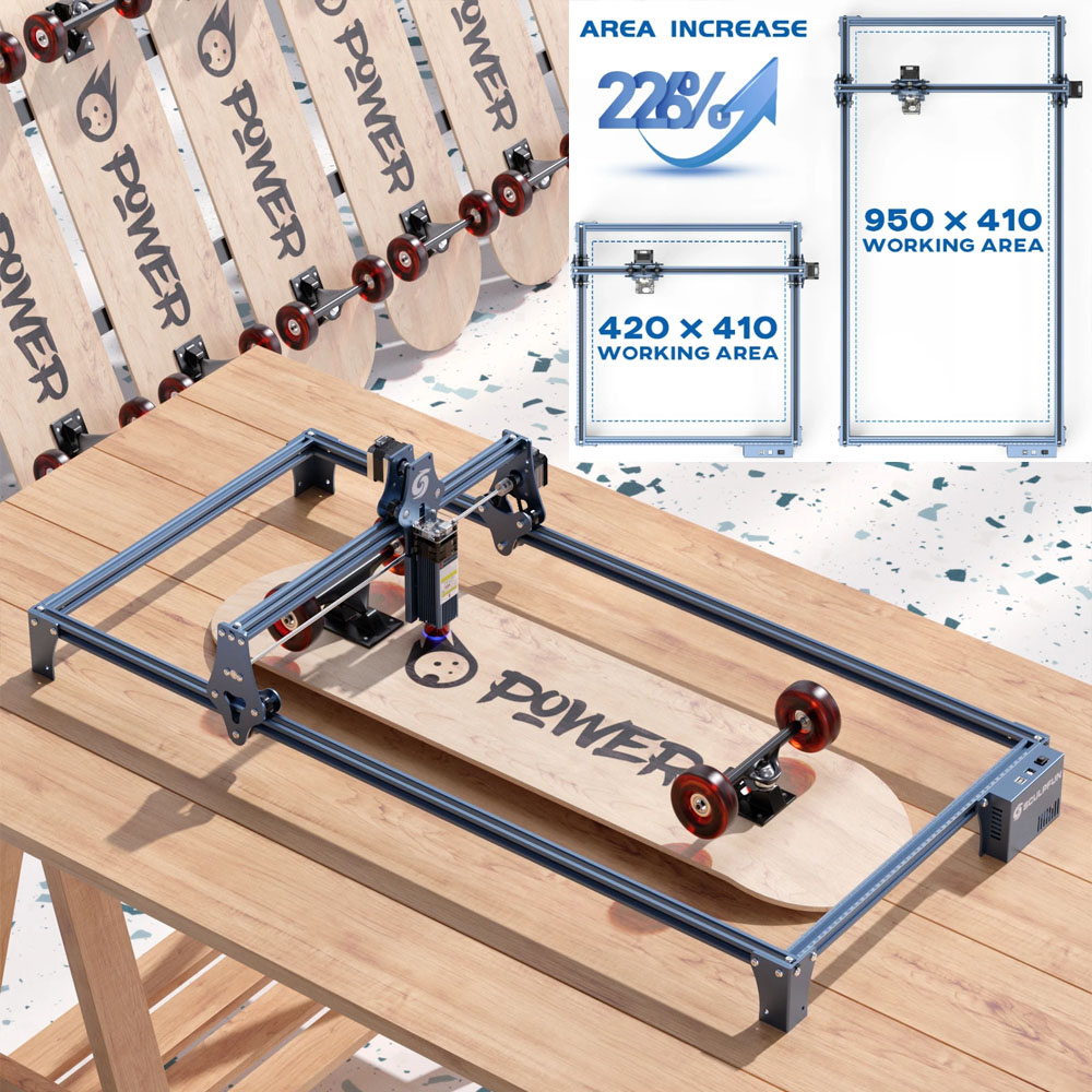 SCULPFUN Kit di espansione are - Industrial Laser Engraver recensione e prezzo