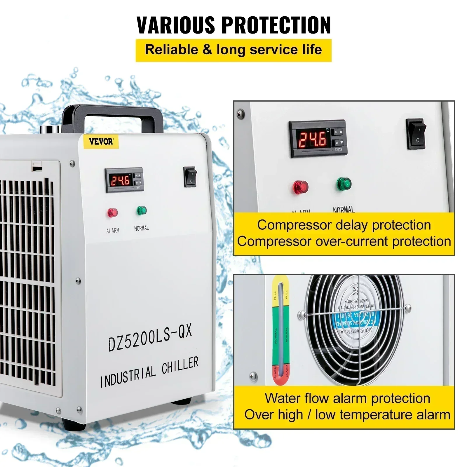 SIHAO CW-3000 Raffreddatore De - Laser Industrial Chiller recensione e prezzo