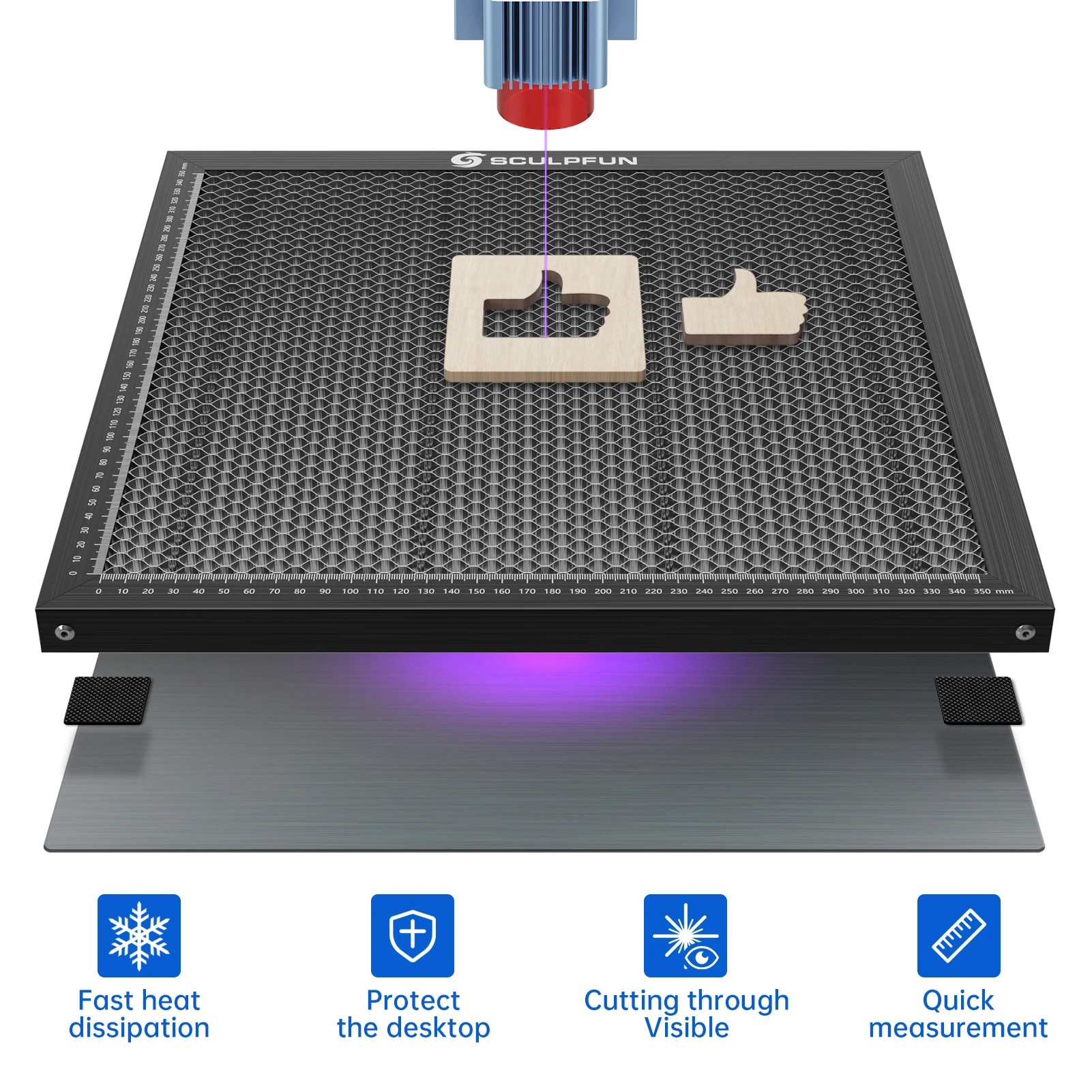 Tavolo da lavoro a nido d'ape  - Honeycomb Laser Bed recensione e prezzo