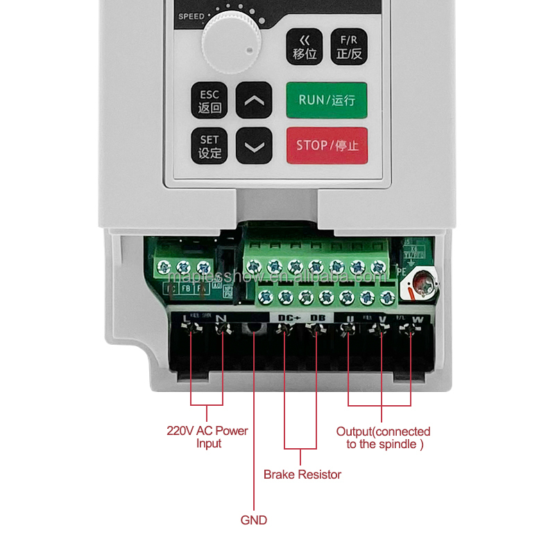 1.5kw 110v/220v/380vac Inverte - Cnc Spindle Motor recensione e prezzo